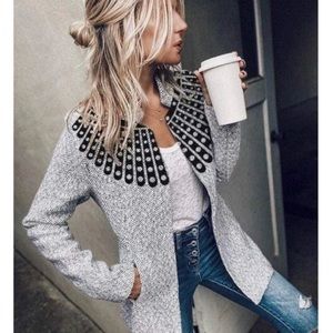 NWT RBG Ruth Bader Ginsburg Collar Wool Coat M